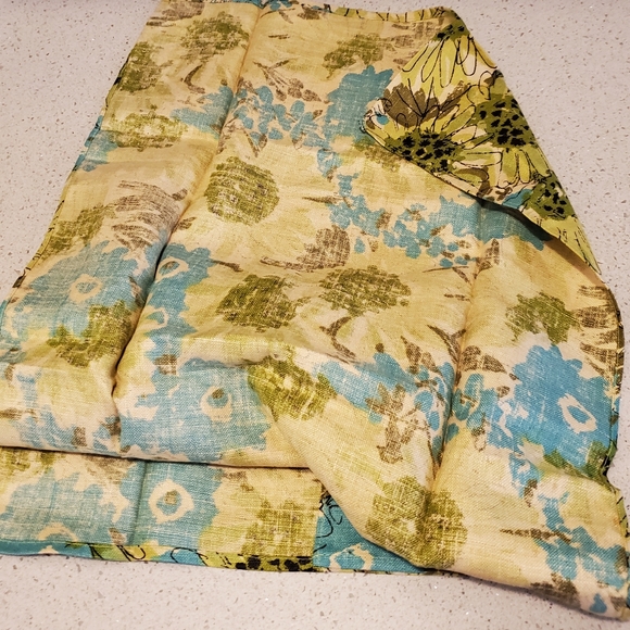 Mid-century floral dish towel - Picture 4 of 6